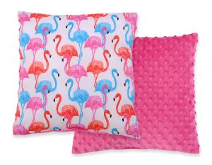 Poduszka dwustronna - flamingi